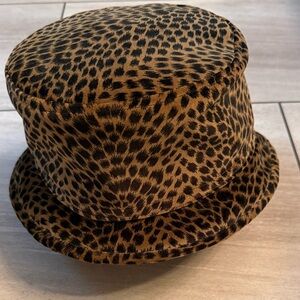 Pleasant Pheasant Leopard Print Bucket Hat